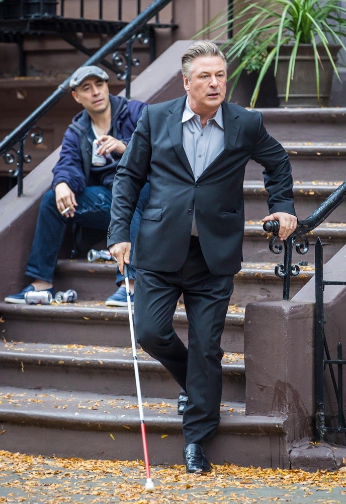 Alec Baldwin in On The Set of Movie Blind.