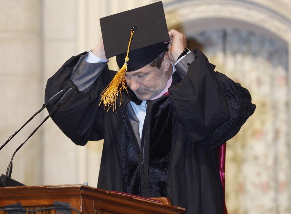 Alec Baldwin Received An Honorary Doctor of Musical Arts Degree from The Manhattan School of Music
