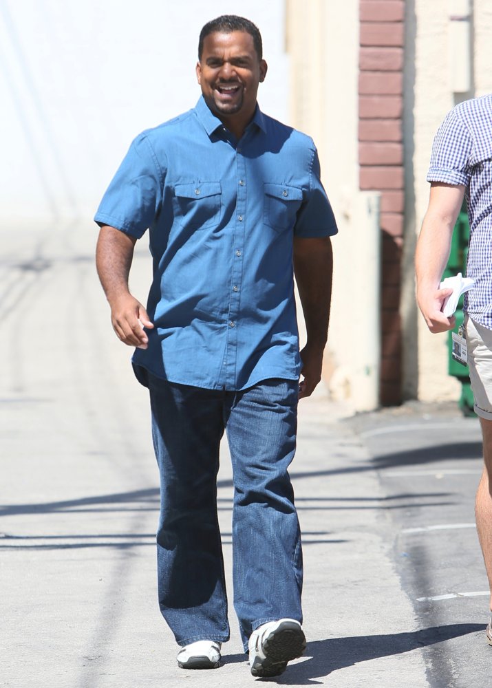 Alfonso Ribeiro Arriving at A Dance Studio to Practice for Dancing with the Stars