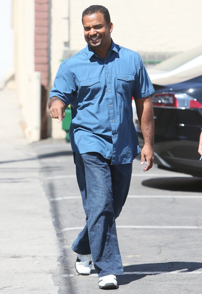 Alfonso Ribeiro Arriving at A Dance Studio to Practice for Dancing with the Stars