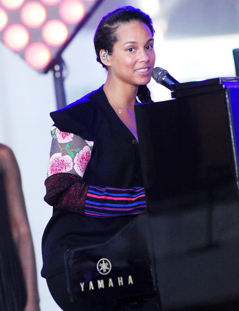 Alicia Keys Performs on The Today Show Concert Series