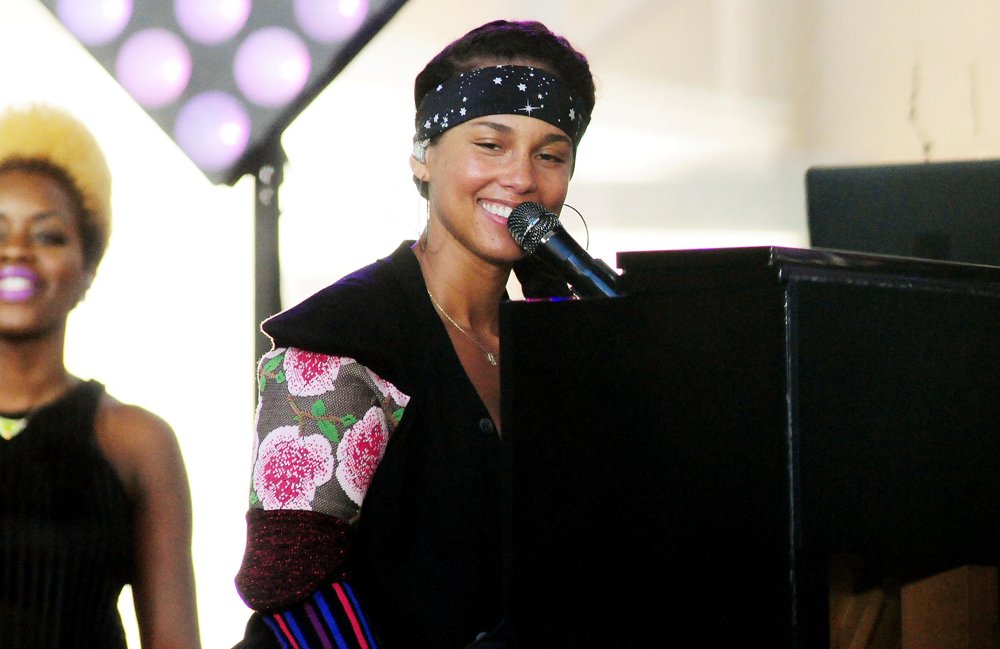 Alicia Keys Performs on The Today Show Concert Series