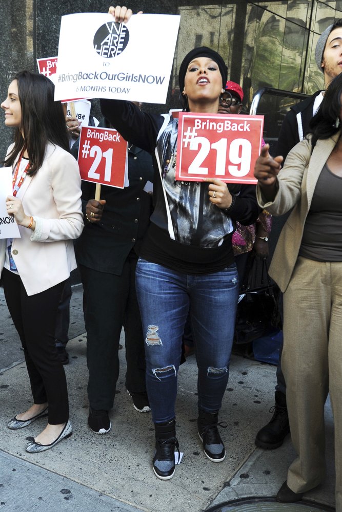 A Protest Demanding The Return of The 200-Plus Girls Abducted by Boko Haram Militants