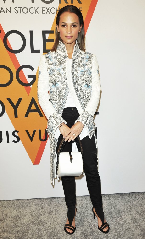 Alicia Vikander;<br>Louis Vuitton Exhibition Opening