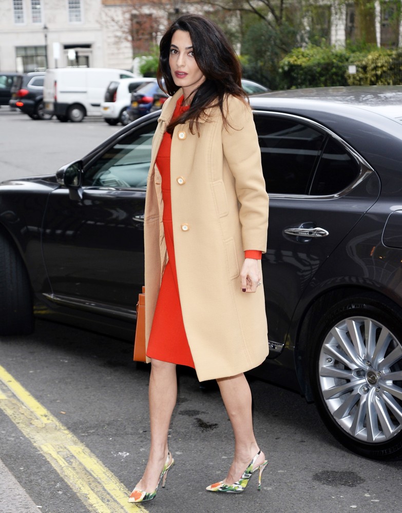 Amal Clooney Arrives at Chatham House