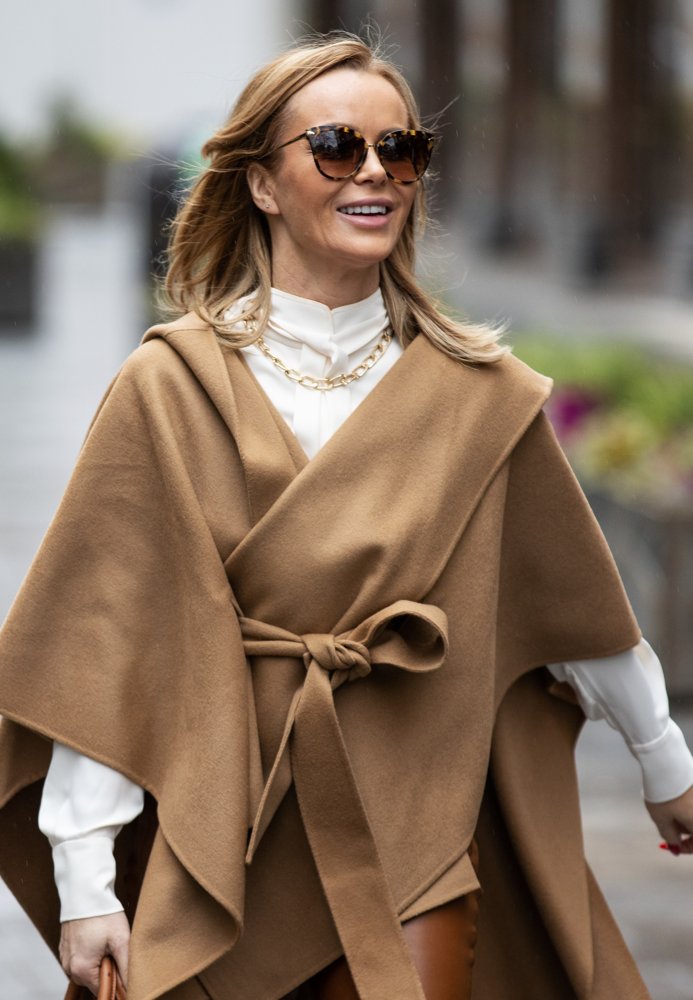Amanda Holden Seen at Global