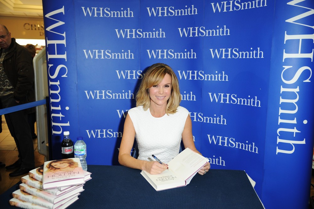 Amanda Holden Signs Copies of Her Autobiography No Holding Back