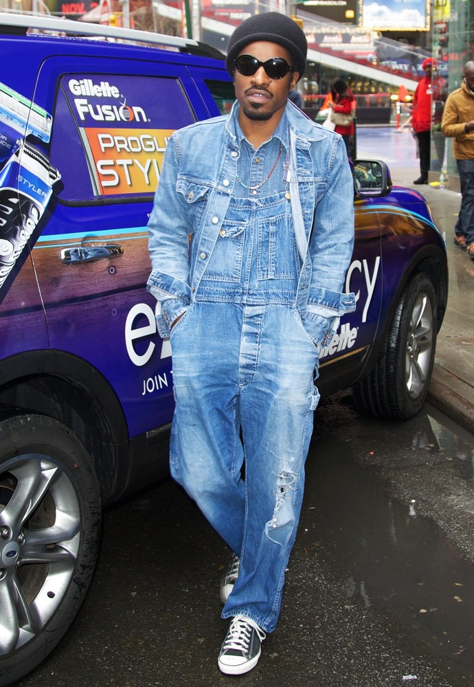 Andre Benjamin Joins Gillette in Support of Movember at A Photocall in Times Square