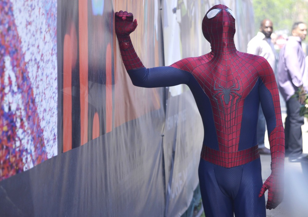 On The Set of The Amazing Spider-Man 2