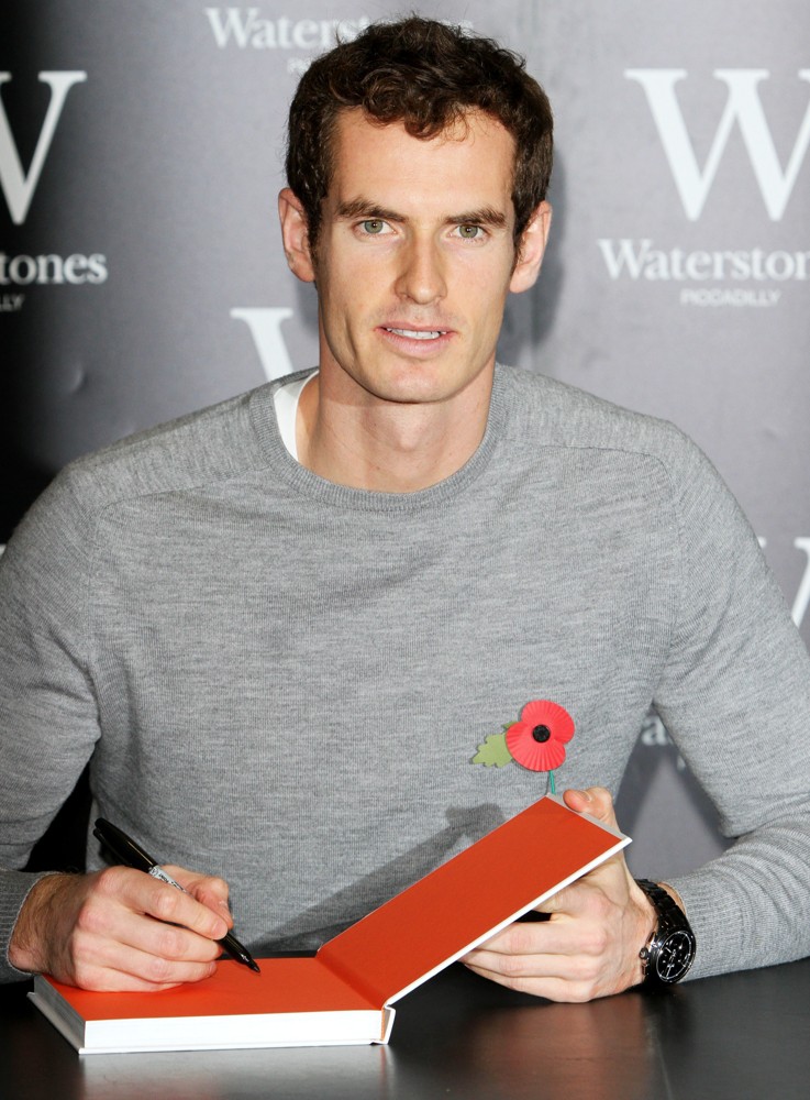 Andy Murray Signs His Book Seventy-Seven: My Road to Wimbledon Glory