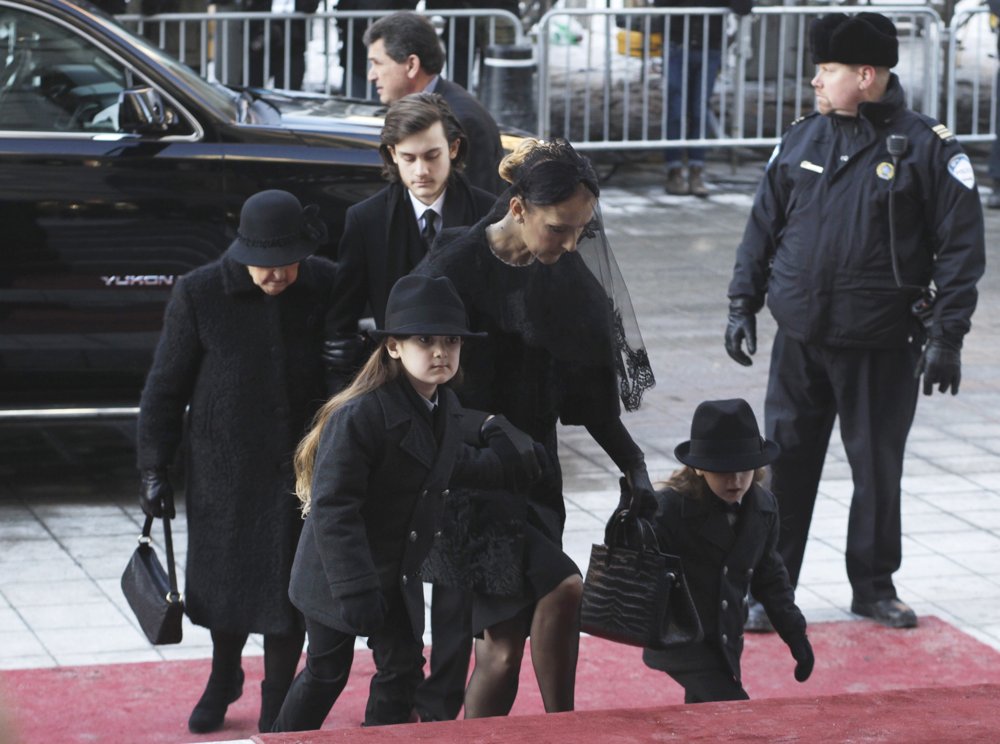 Funeral Service for Celine Dion's Husband Rene Angelil