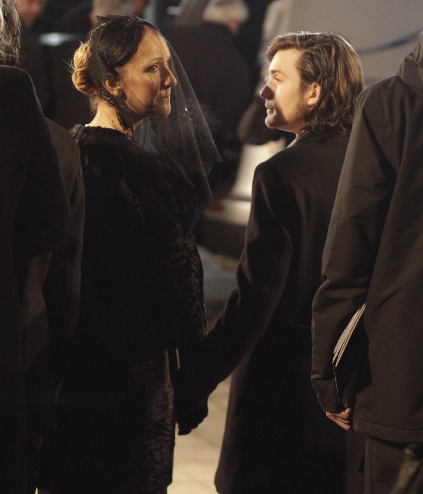 Funeral Service for Celine Dion's Husband Rene Angelil