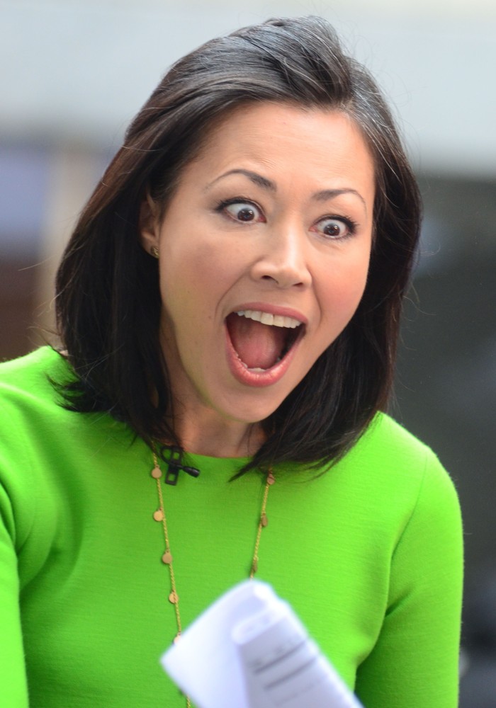 Ann Curry at Rockefeller Center for The Today Show's Concert Series