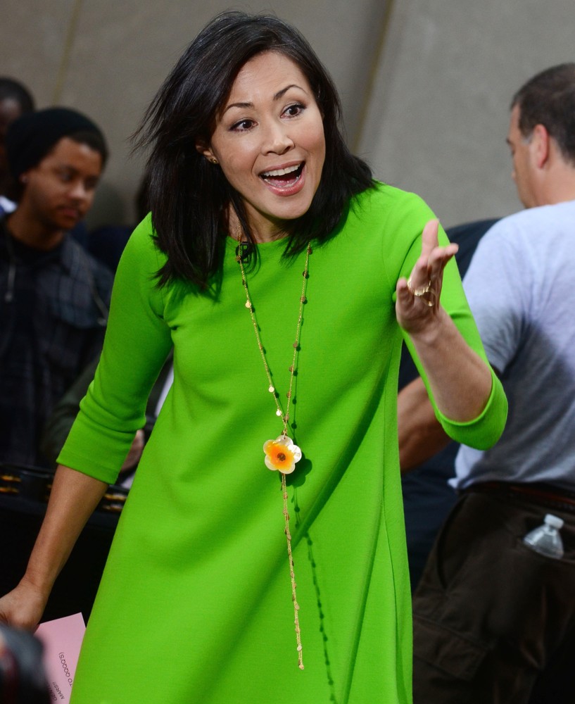 Ann Curry at Rockefeller Center for The Today Show's Concert Series