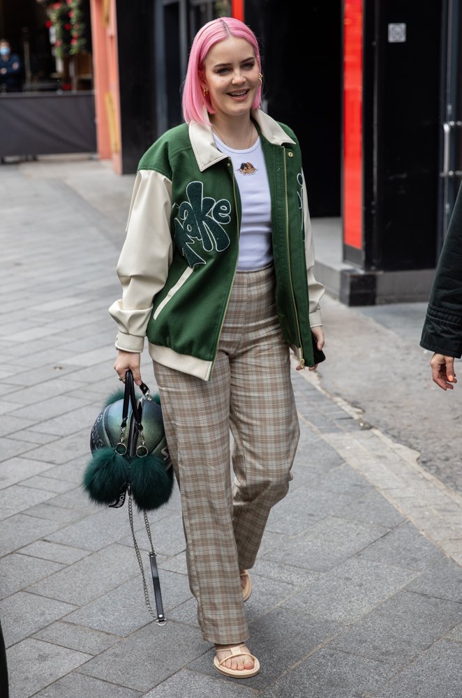 Anne-Marie Seen at Global Studio