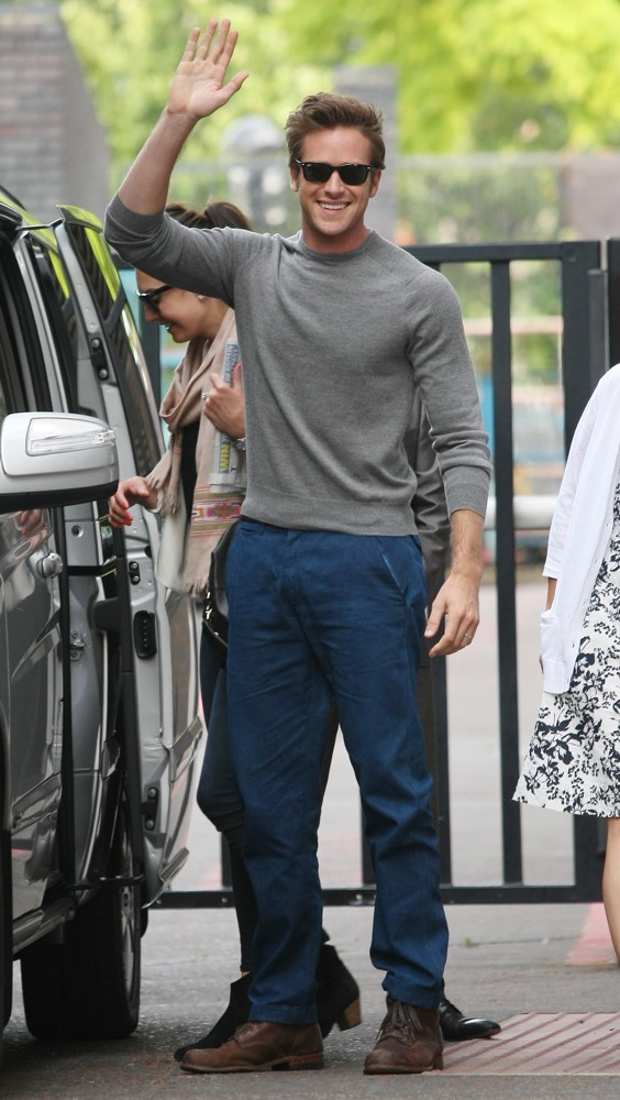 Celebrities Outside The ITV Studios