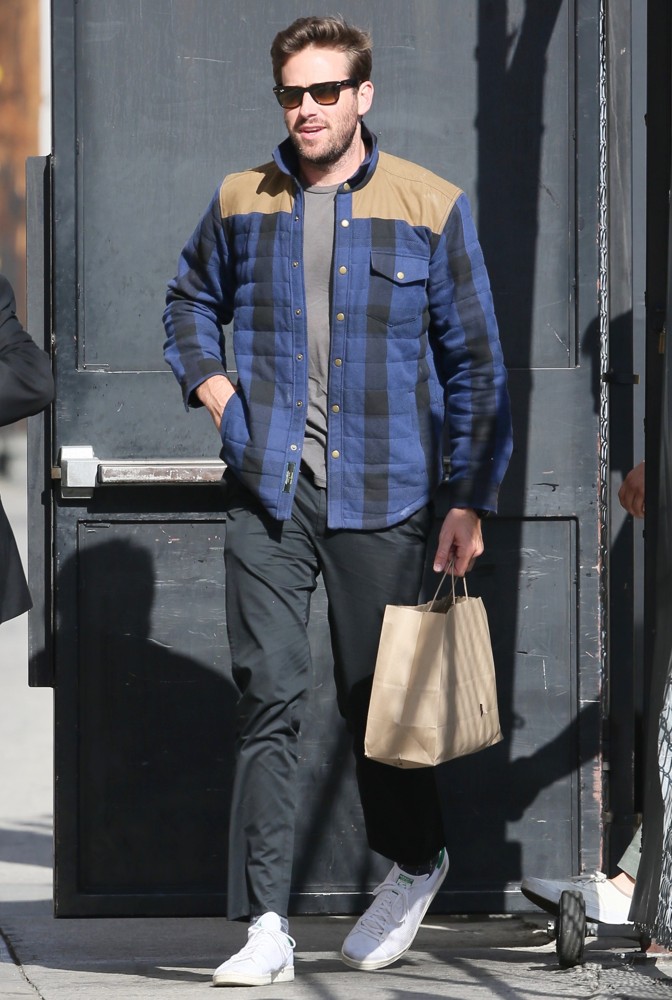 Armie Hammer;<br>Armie Hammer Seen Arriving for Jimmy Kimmel Live!