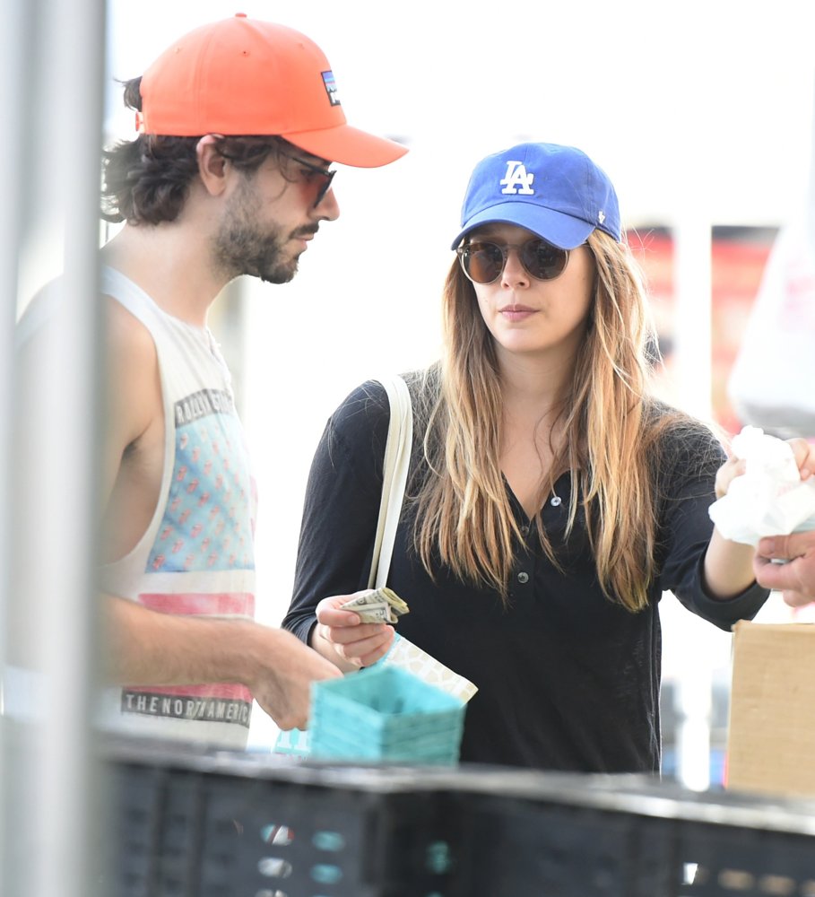 Elizabeth Olsen Goes to The Farmers Market with Robbie Arnett