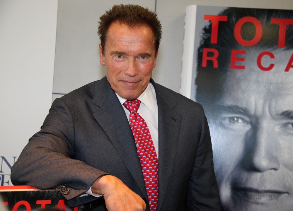 rnold Schwarzenegger Launching His Book Total Recall