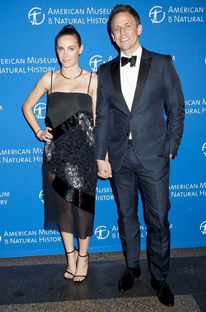 Alexi Ashe, Seth Meyers<br>American Museum of Natural History Gala 2015 - Arrivals