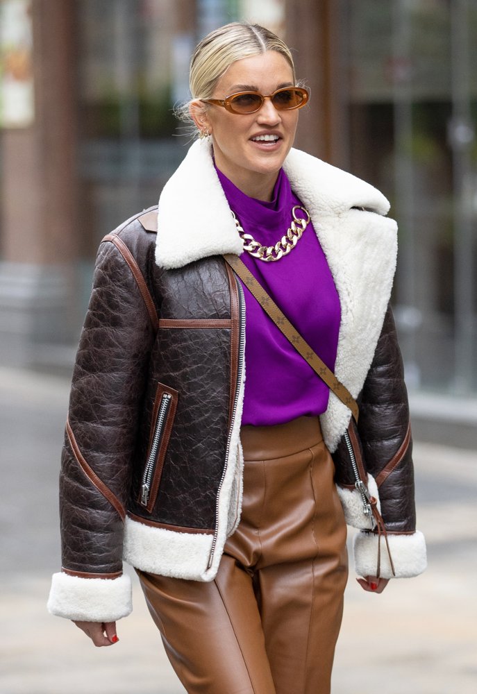 Ashley Roberts Seen at Global