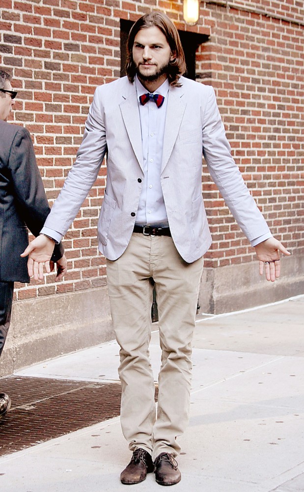 Ashton Kutcher at Late Show with David Letterman