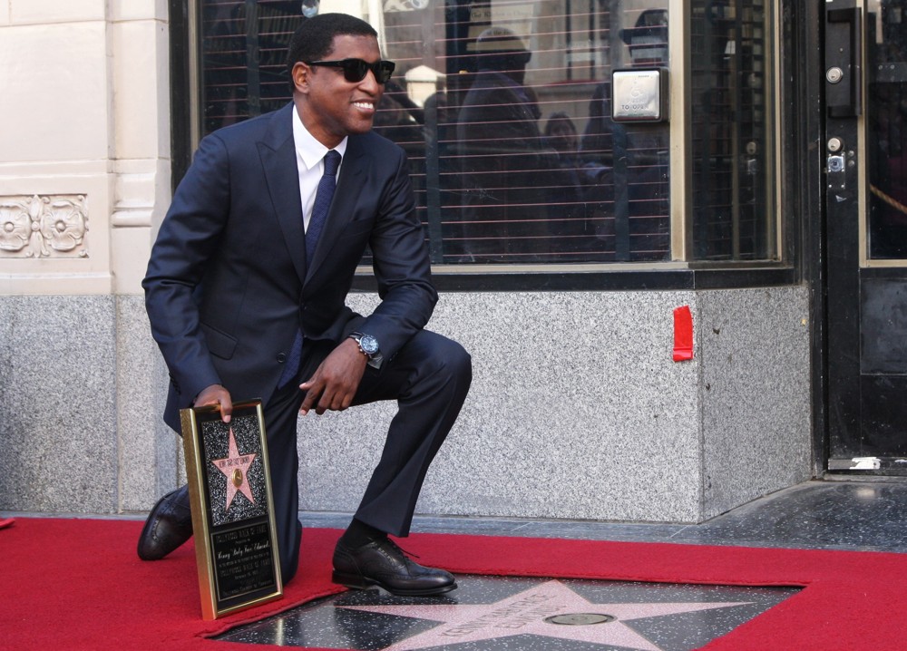 Babyface Honored with A Walk of Fame Star Ceremony