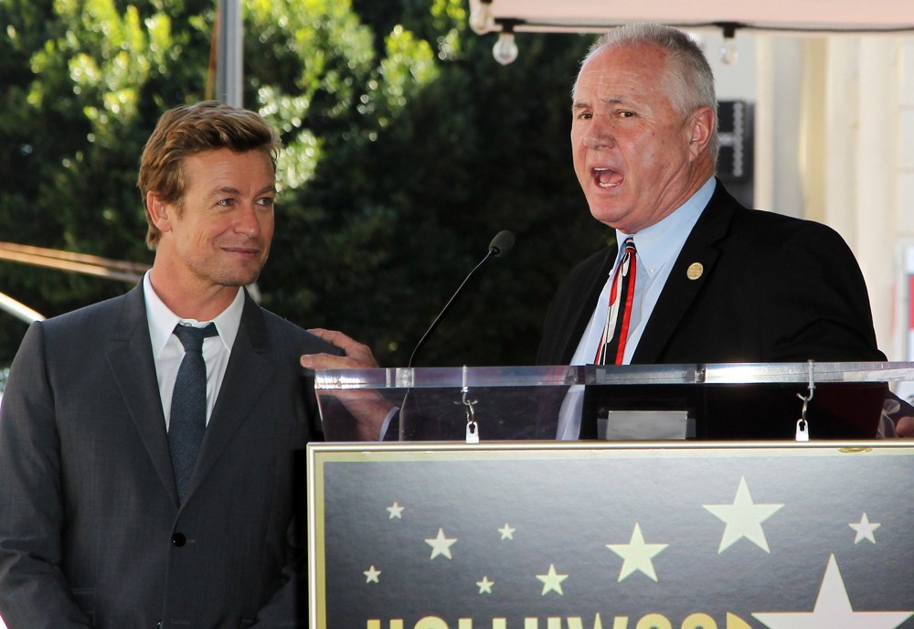 Simon Baker Is Honoured with A Star on The Hollywood Walk of Fame