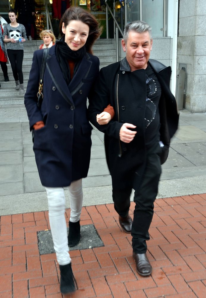 Caitriona Balfe and Michael Doyle Go for Lunch Together