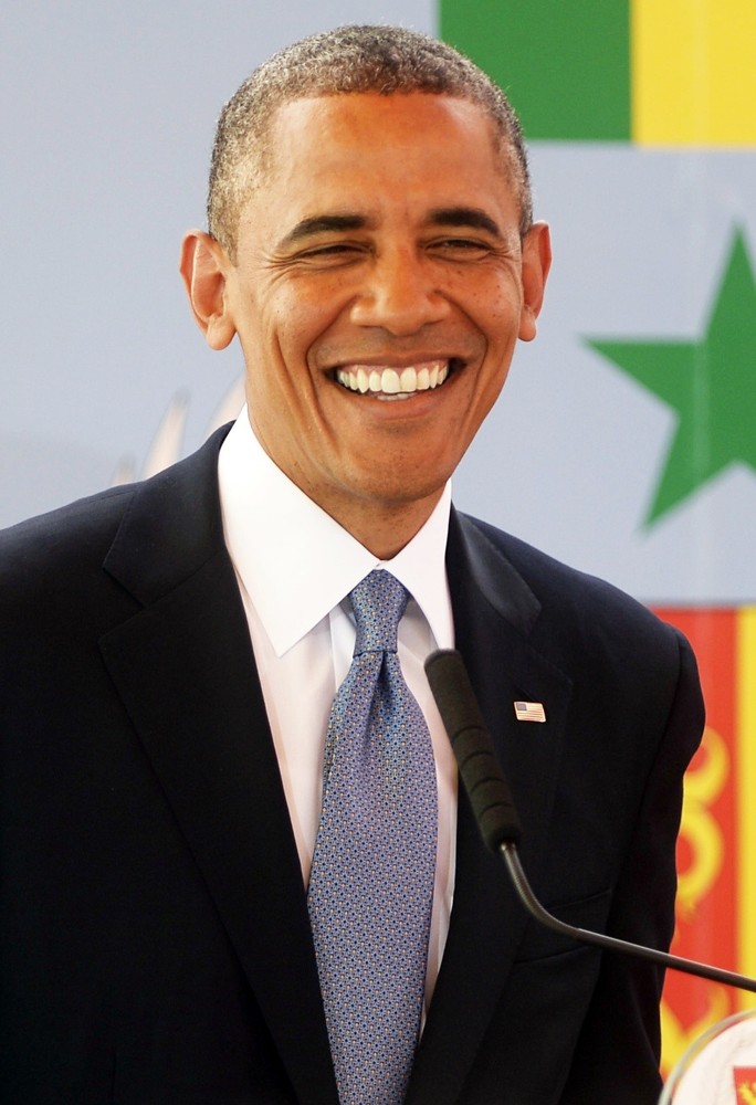 US President Barack Obama Talks During A Bilateral Press Conference