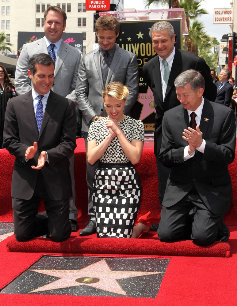 Scarlett Johansson Is Honored with A Star on The Hollywood Walk of Fame