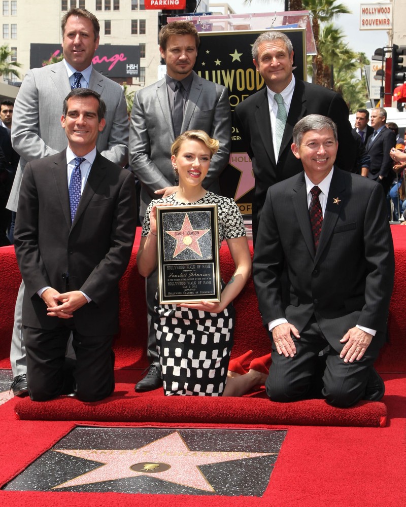 Scarlett Johansson Is Honored with A Star on The Hollywood Walk of Fame