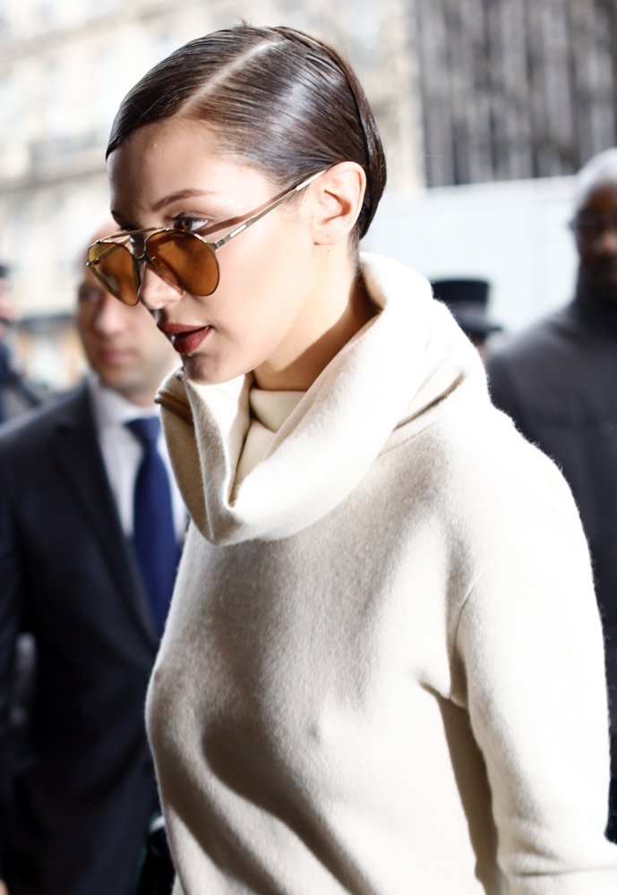 Bella Hadid Arriving at Her Hotel in Paris