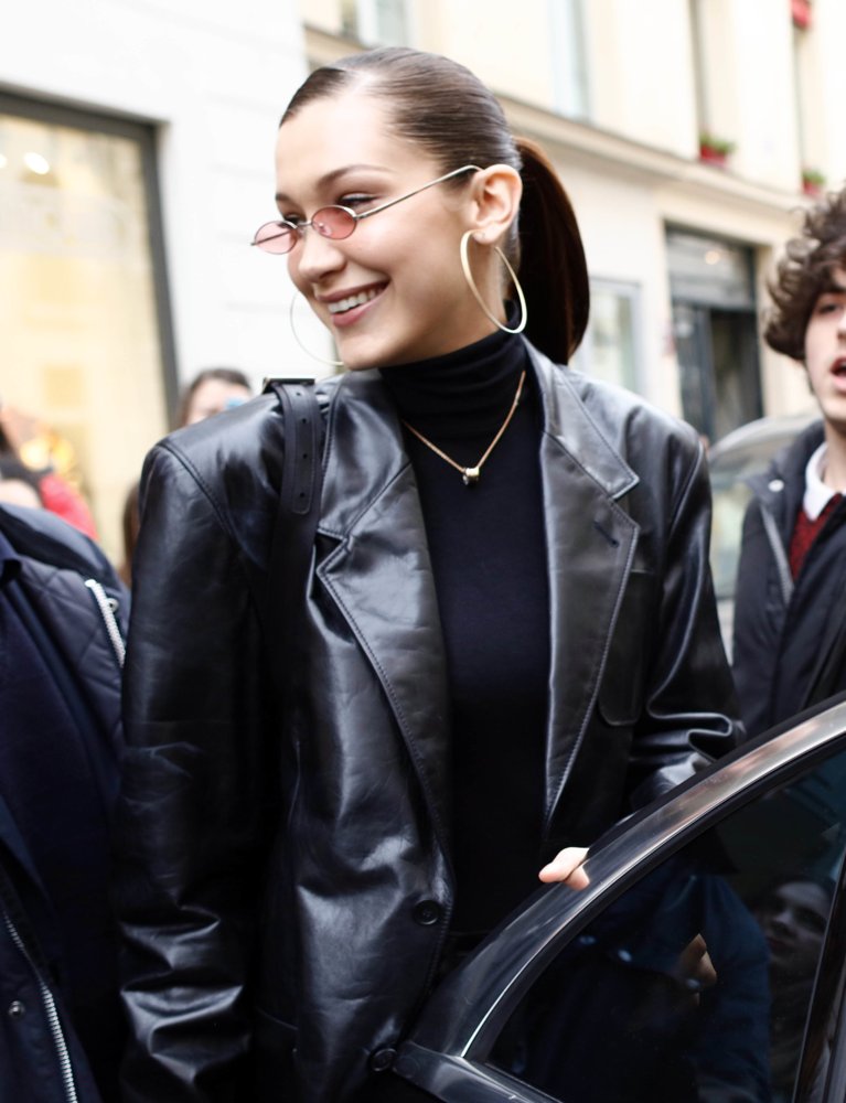 Bella Hadid Leaves Bulgari Store in Paris