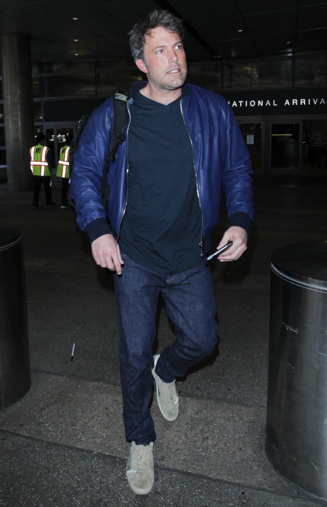 Ben Affleck Arrives at Los Angeles International Airport
