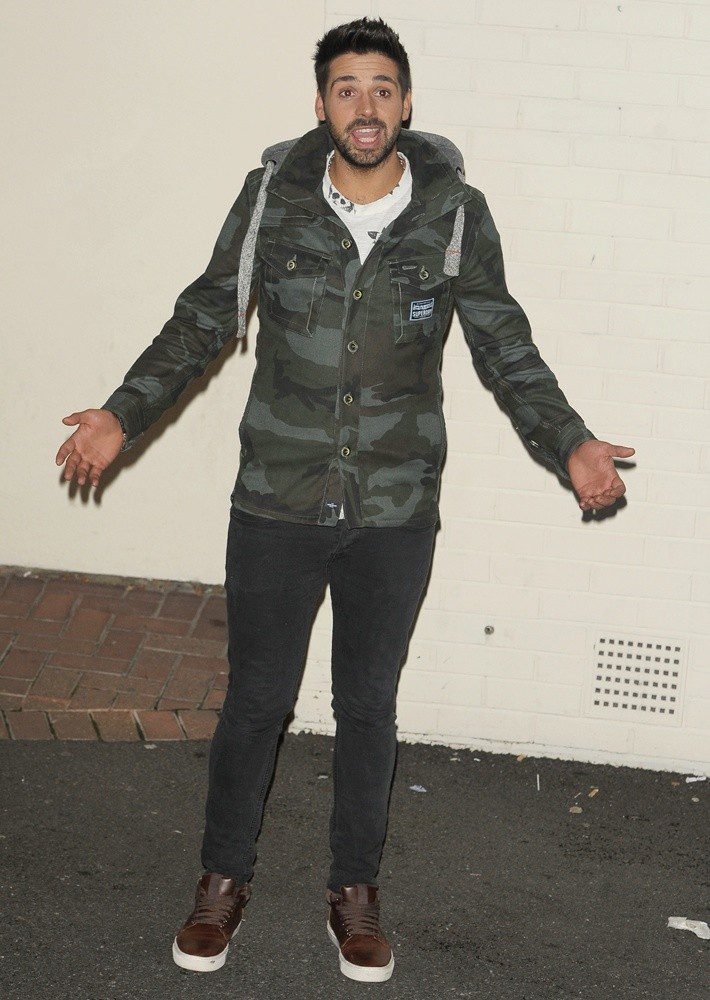 Ben Haenow Departures from The X Factor Studios After The Live Show