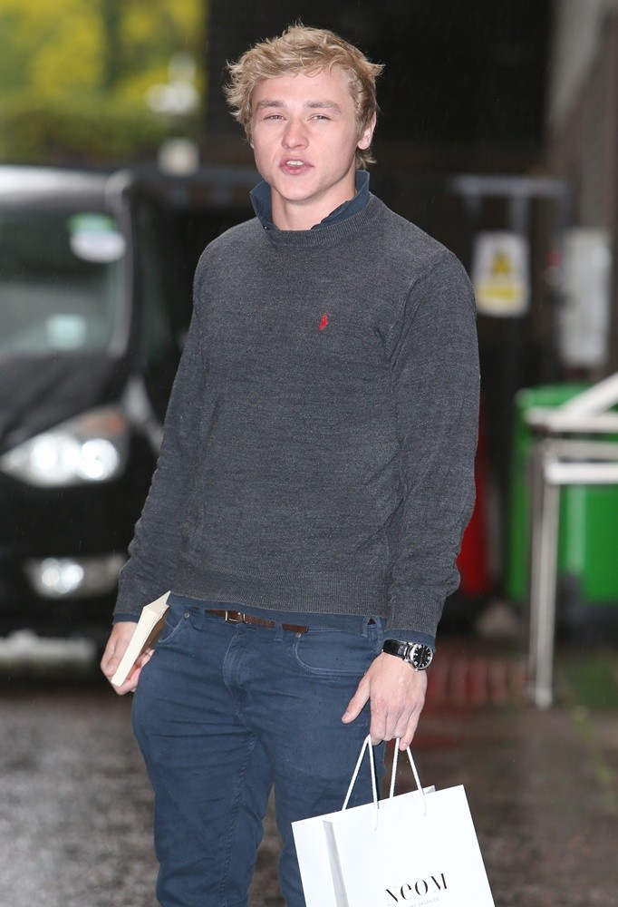 Ben Hardy Outside The ITV Studios