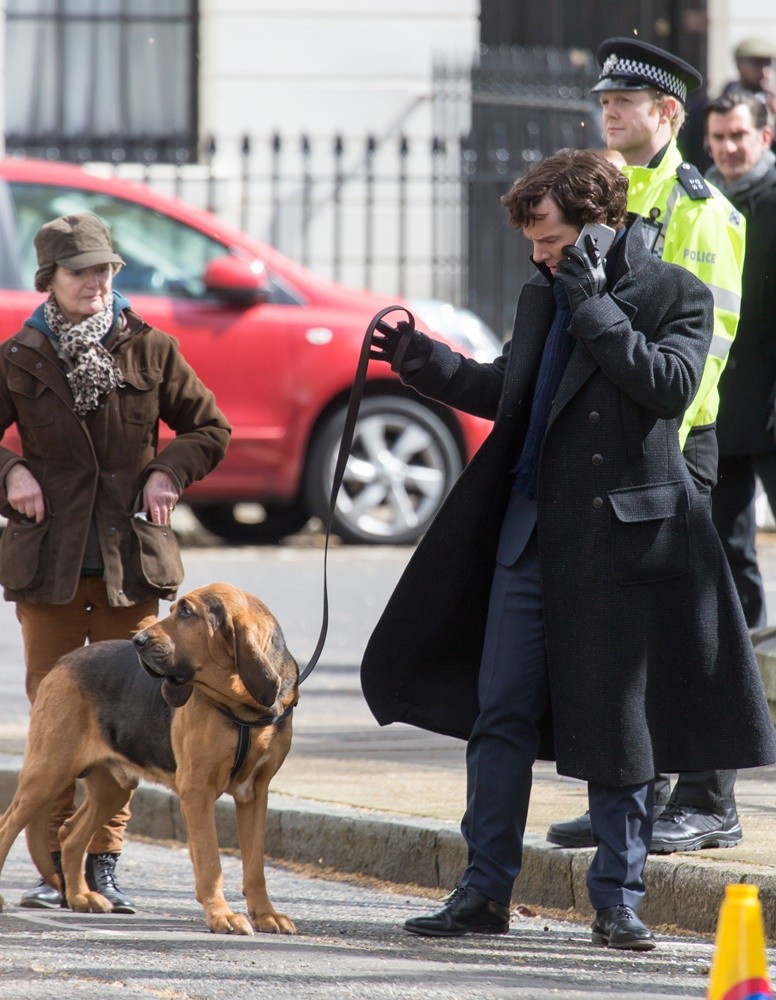 Sherlock Filming in London's Borough Market