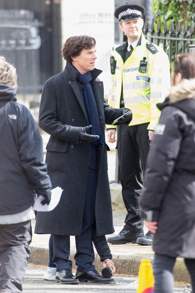 Sherlock Filming in London's Borough Market