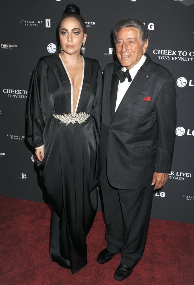 Tony Bennett and Lady GaGa's Cheek to Cheek Taping