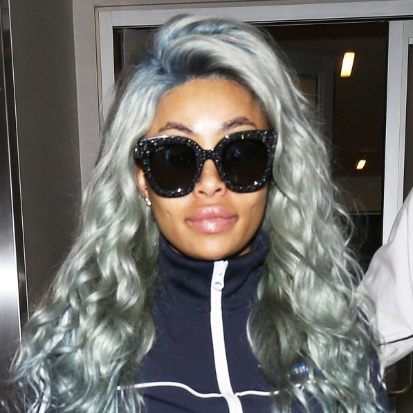 Blac Chyna Arrives at Los Angeles International Airport