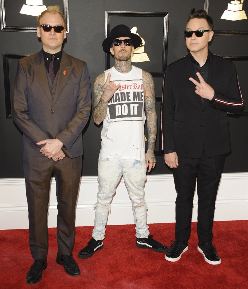 Blink-182<br>59th Annual GRAMMY Awards - Arrivals