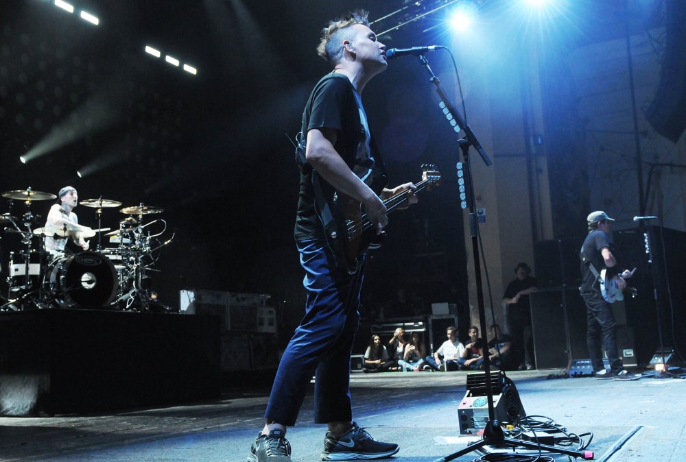 Blink-182 Performing Live on Stage
