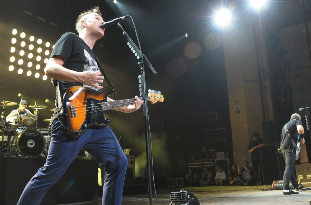 Blink-182 Performing Live on Stage