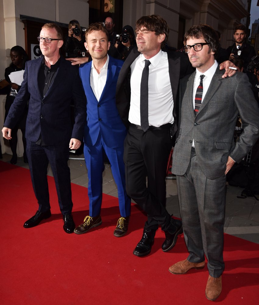 Blur;<br>GQ Men of The Year Awards 2015 - Arrivals