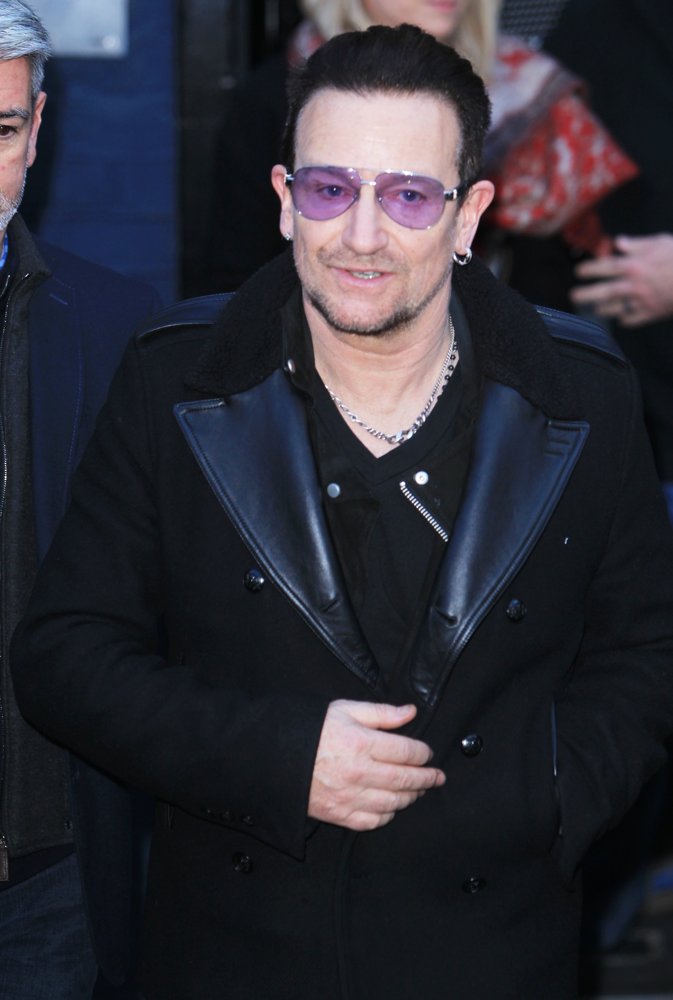Celebrities Arrive to Record The Band Aid 30 Single Do They Know It's Christmas