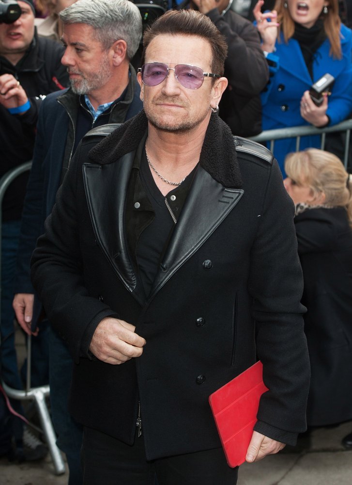 Celebrities Arrive to Record The Band Aid 30 Single Do They Know It's Christmas