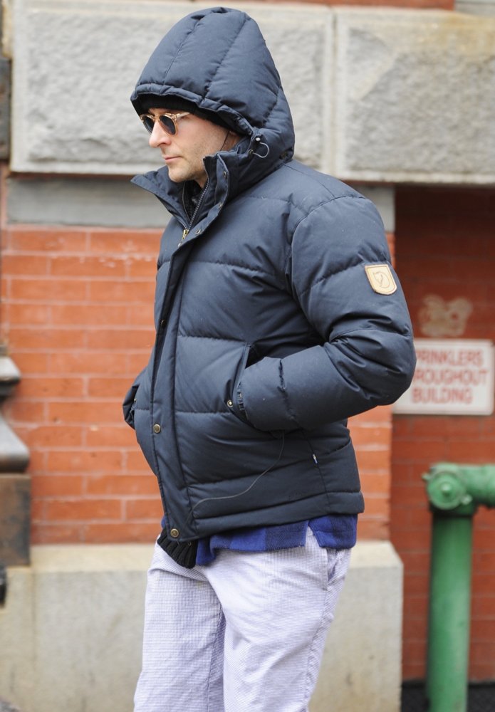 Bradley Cooper on His Way to Work