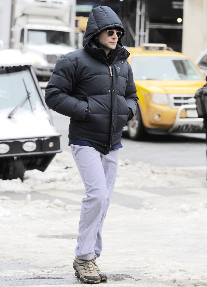 Bradley Cooper on His Way to Work