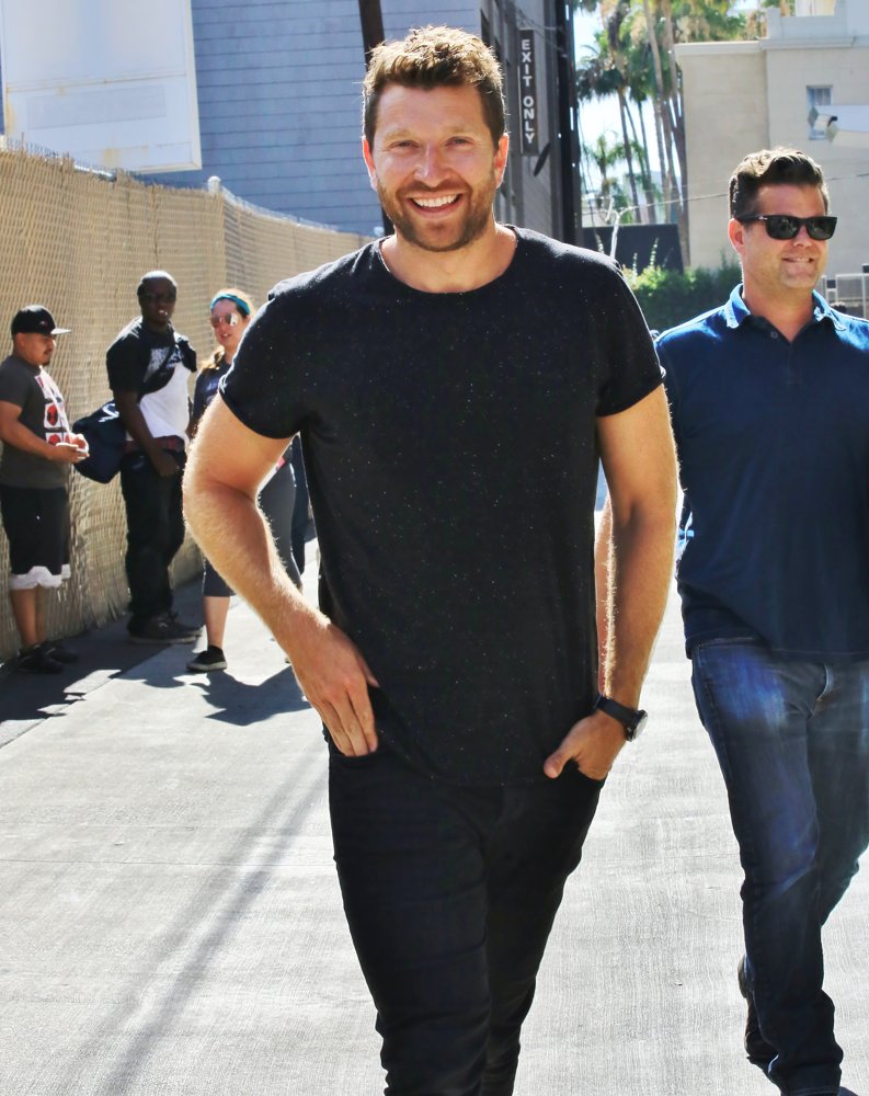 Brett Eldredge Arrives at ABC Studios to Appear on Jimmy Kimmel Live!